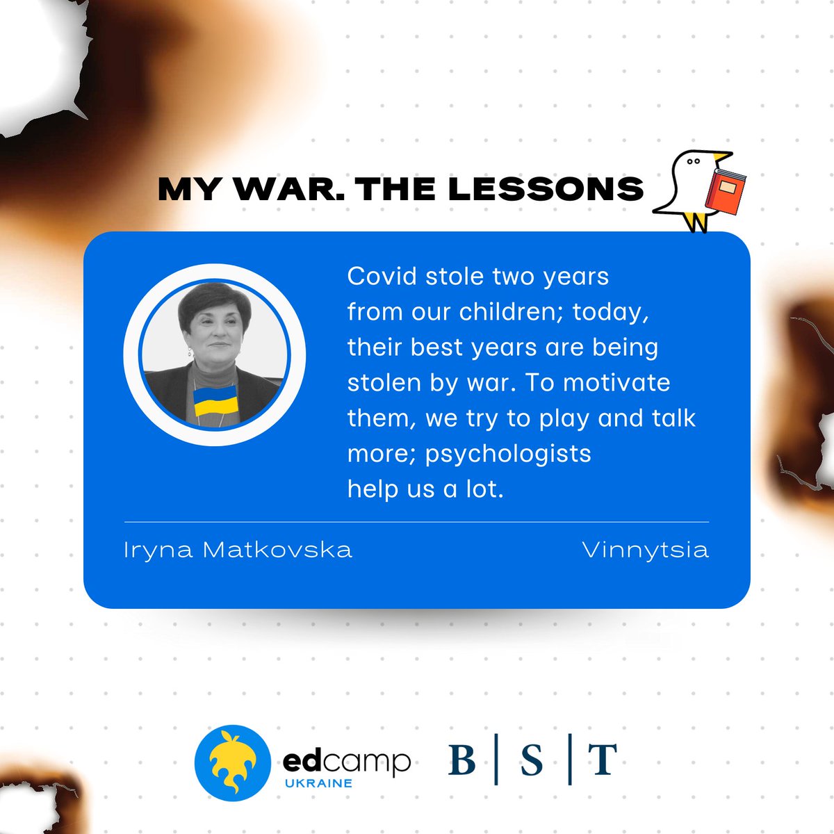 «Unfortunately, our children have had to grow up very quickly. They understand everything that is happening. Those who are not in Ukraine are very sad».
Iryna Matkovska, Vinnytsia. The interview 👉 edcamp.ua/en/interview-1…