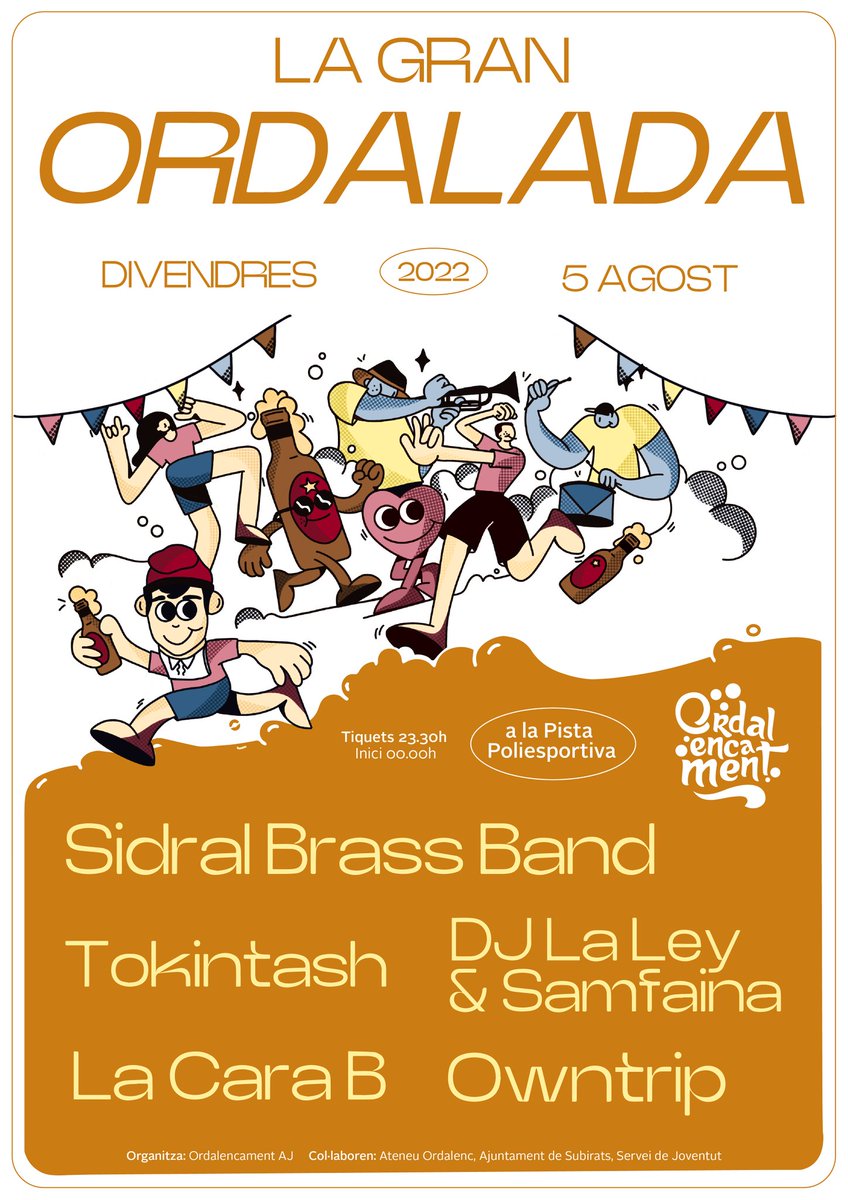 Ep, que això és demà i segur que no t'ho voldràs perdre. Va, no t'ho pensis més que després tot són plors!! 🍻
#ordalada
