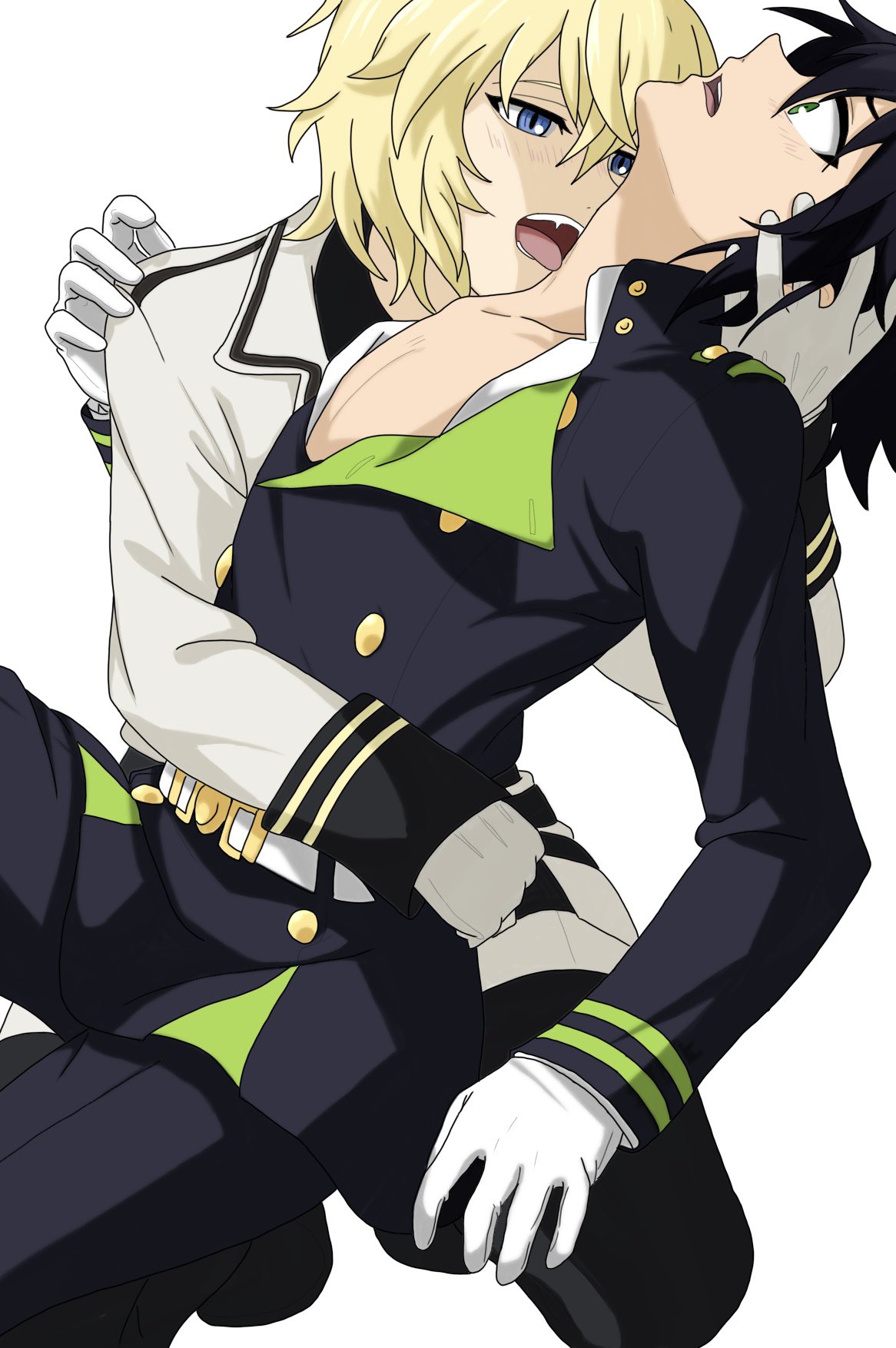 終わりのセラフ オンラインくじ くじ引き堂 缶バッジ 百夜ミカエラ 百