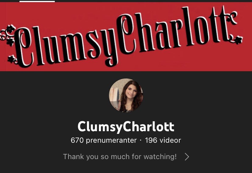 ClumsyCharlott's tweet image. ‘Kay, time for some shameless self promotion because my subscriber count has been going down 😅

I’m Charlott and I make your typical bookish videos like tbrs, hauls, and reviews. I also love making themed vlogs and a bunch of reading challenges! ✨

youtube.com/c/ClumsyCharlo…
