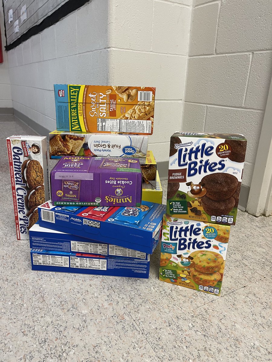Collecting teacher treats! You can drop them at carpool or any time! #weloveourteachers