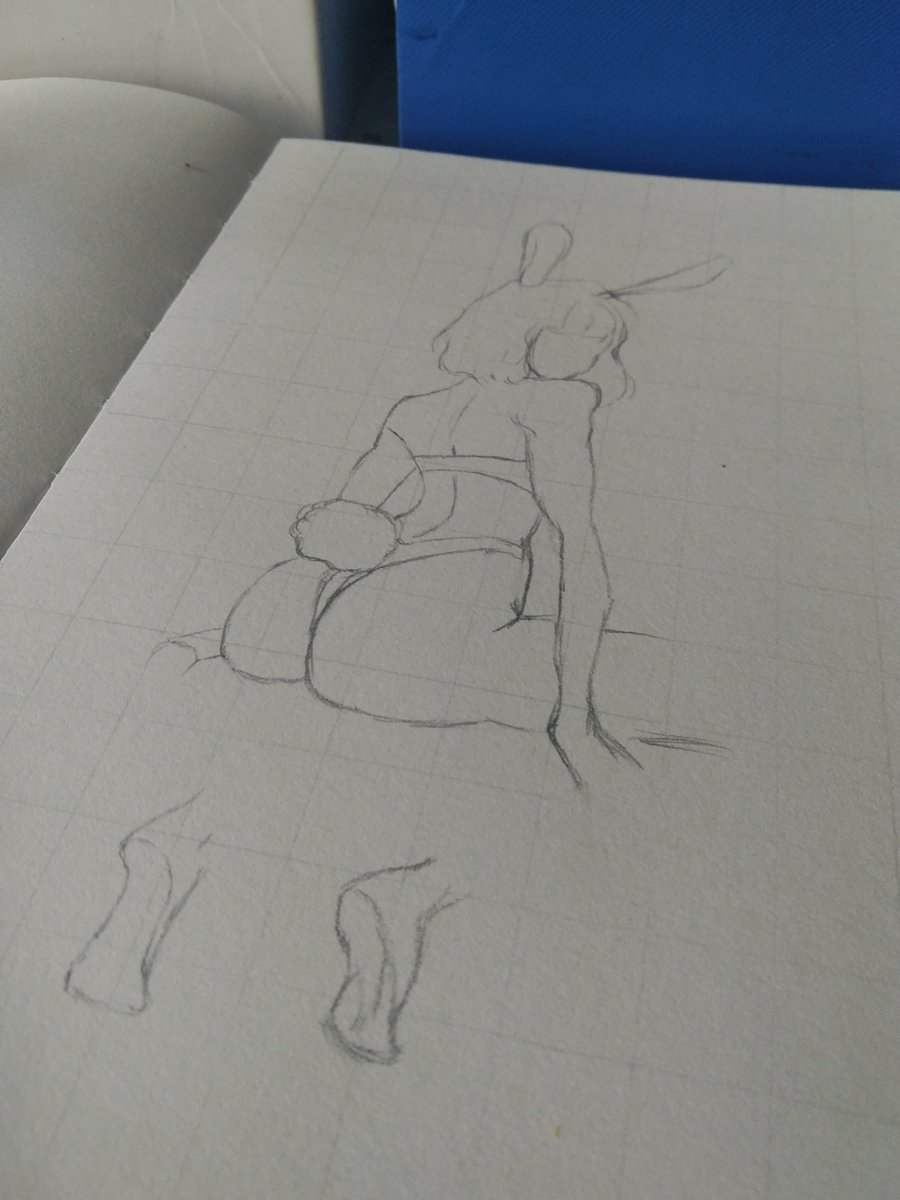 Patarts1's tweet photo. Sketching time!!!!!

#bunny #bunnygirl #ass #drawing #sketching #sketch #WorkinProgress #wip #traditional #nude #art https://t.co/TEvASAstIg