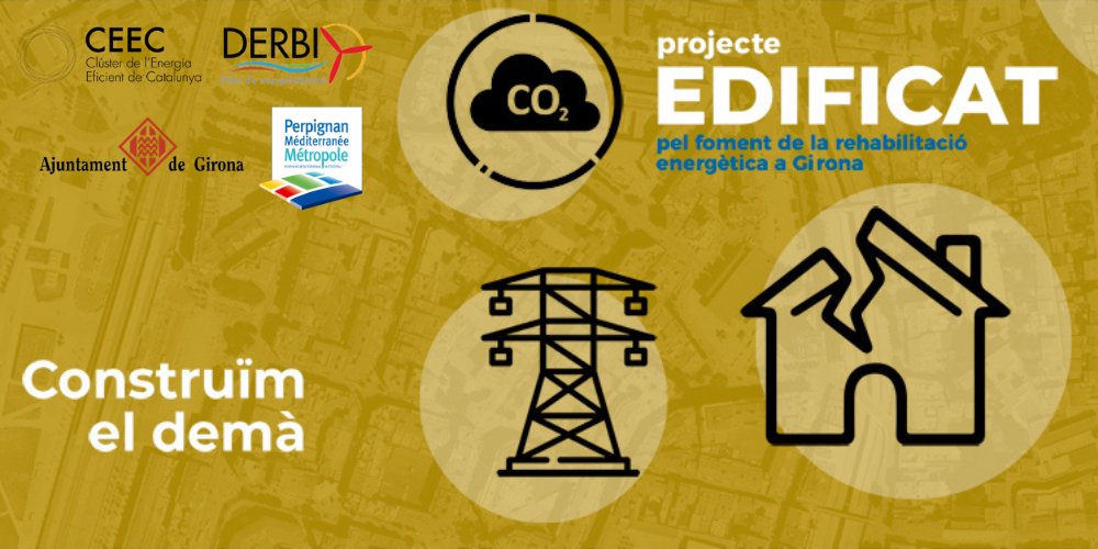 clusterEE's tweet photo. 🟢El projecte #Edificat, destinat a la rehabilitació energètica d'habitatges a #Girona, es va posar en marxa al març del 2020 i va finalitzar al maig d'aquest any, esdevenint una de les iniciatives público-privades de referència en aquest àmbit (1/2) https://t.co/gp6HPz81zN