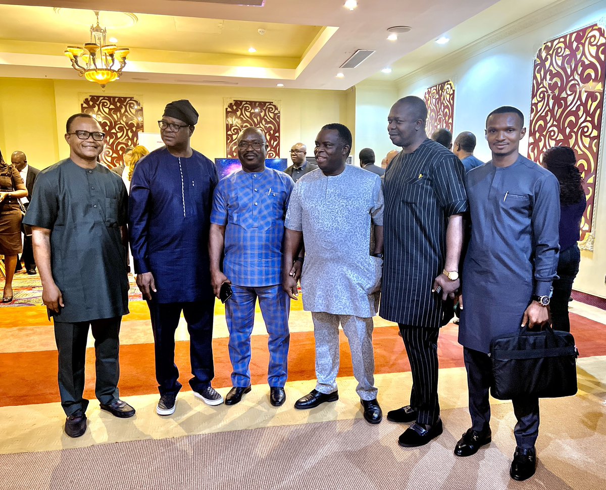 OfficialNCDMB's tweet photo. The Executive Secretary, NCDMB, Engr. Simbi Wabote (FNSE) represented by Director, PRS, Mr. Patrick Obah leading the #NCDMB delegation is at the Landmark Technology at the Victoria Crown Hotel, Lagos. https://t.co/XINLjFBN45