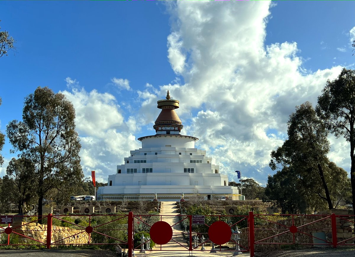 Today's workplace: Great Stupa in Bendigo Australia