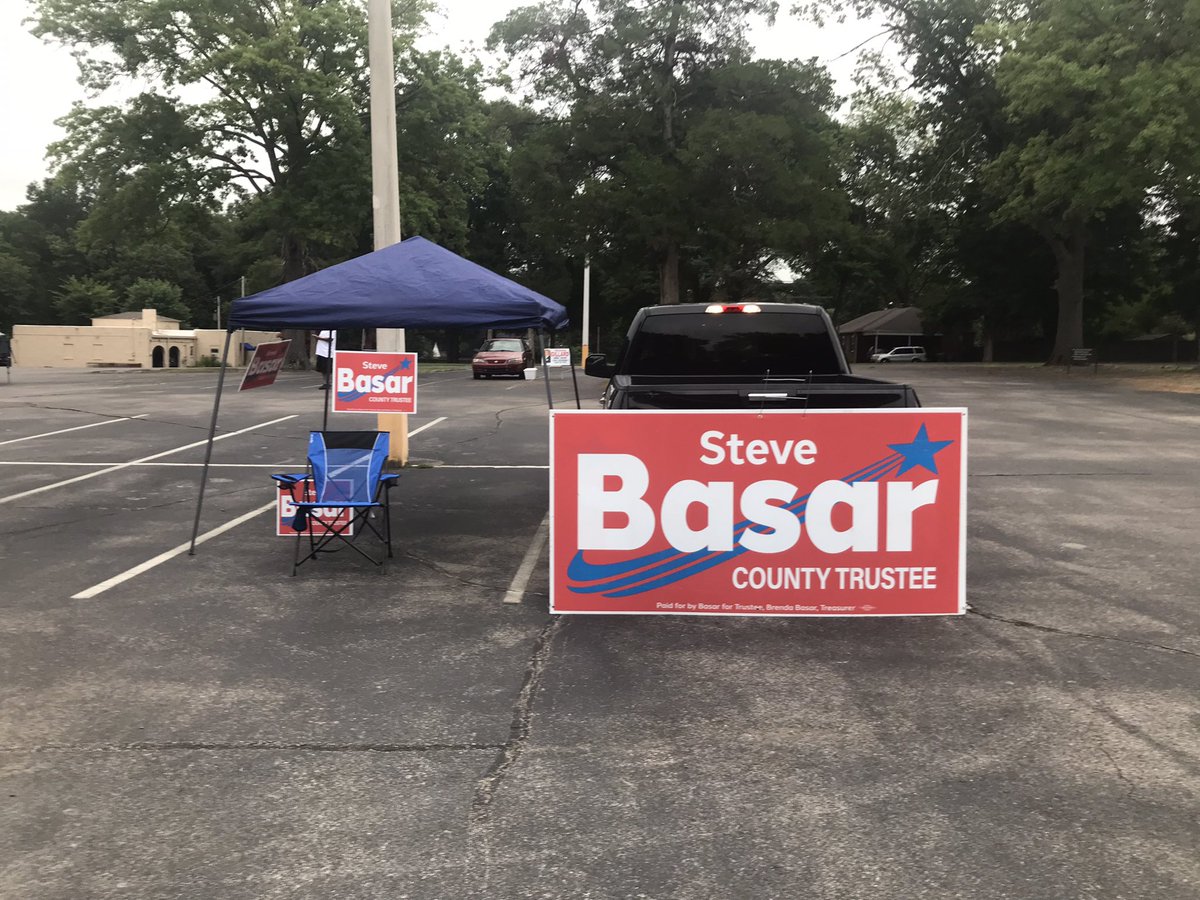 SteveBasar's tweet image. Election Day in shelby county.  I’ll be at white station church of Christ all day.  Stop by and say hi after you vote.