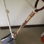 水害で被災された方、お手伝いに行かれ方へ!スコップにロープをつけると使いやすい!