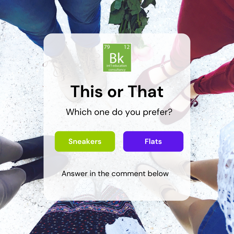 BkConsultancy's tweet photo. It's time for #thisorthat Teacher Edition!
TAG A TEACHER AND COMMENT BELOW 👇
Follow us: @BkConsultancy #iteach #teachersofcanada #educatorsoftwitter #teachersofuk #teachersofuae #teacherstuff #bkconsultancy #teachersofaustralia #iteachelementary #iteachhighschool #teachertalk https://t.co/y6NULQhENB