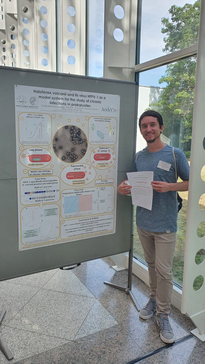 Congratulations to Tomás Alarcón Schumacher for winning a poster prize at the #EMBOarchaea conference in Frankfurt! <a href="/ErdmannLab/">Erdmann Lab</a>