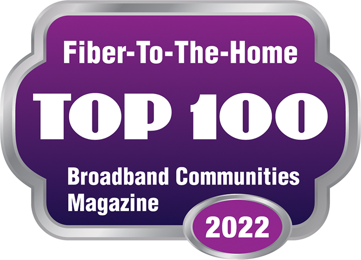 We are grateful to be recognized for the 15th year in a row as one of @bbcmag Top 100 organizations in the fiber broadband space. We have an amazing team that serves communities on a daily basis. #fiber #fiberbroadband #fibertothehome #communitybroadband