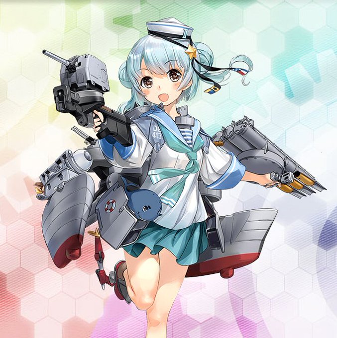 ネイビークロスちゃんがMk.Ⅱになったね。
そして、この5inch単装砲はリコイルが強そうだ。 