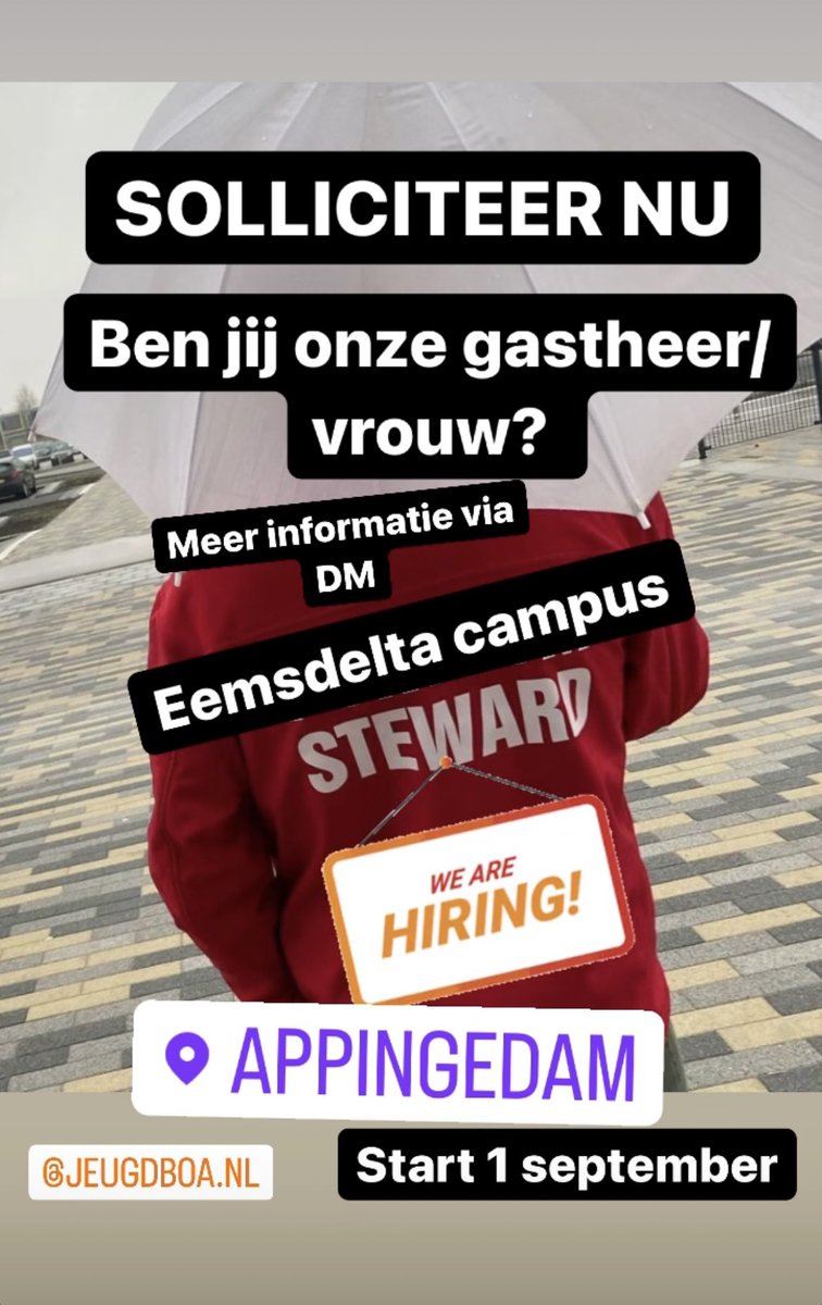 Zoek je leuk week in ons team? #vacature <a href="/Eemsdelta/">Gemeente Eemsdelta</a>