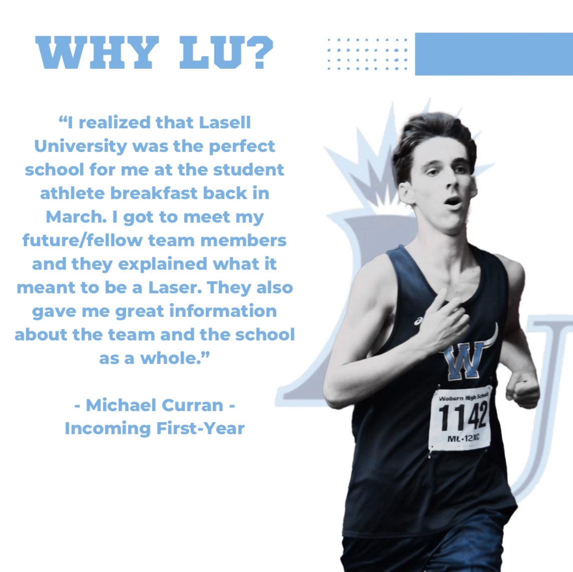 LUXCTF's tweet photo. First-Year Michael Curran #WHYLU https://t.co/z8lydVtxa8