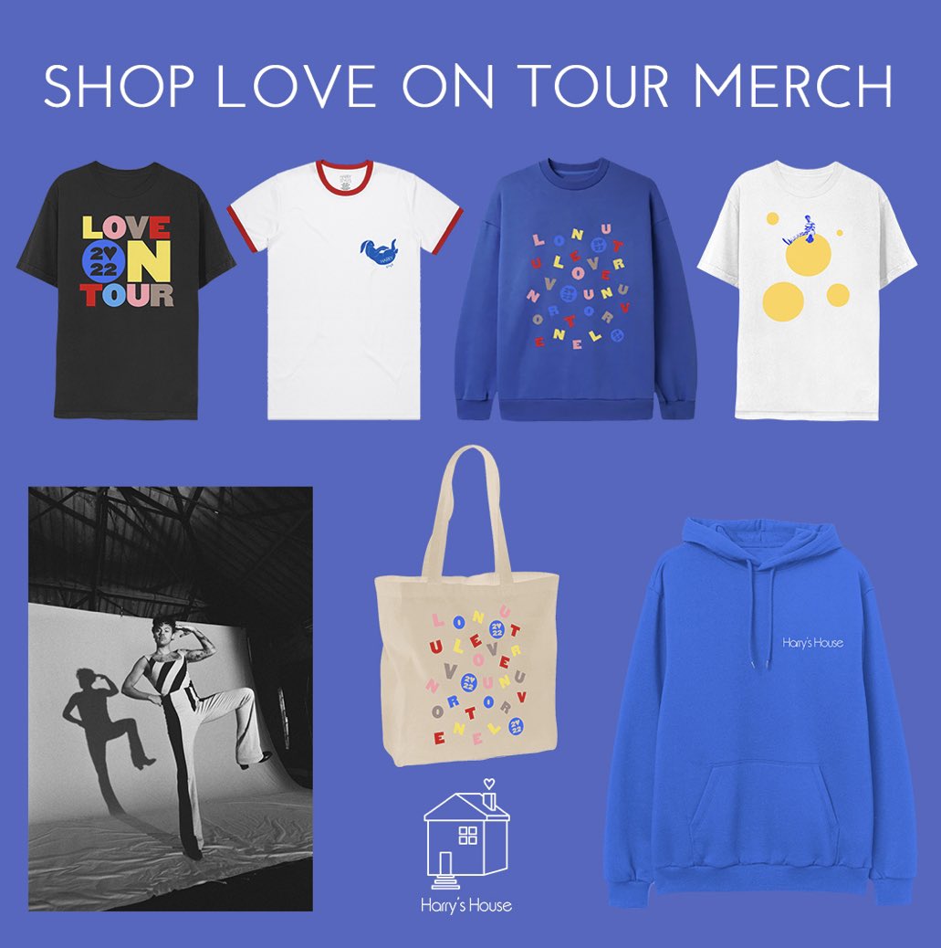 Harry Styles Paraguay on X: 🛍 En la web de Harry ya hay disponible la  merch del 'Love On Tour' solo para UK por el momento.    / X