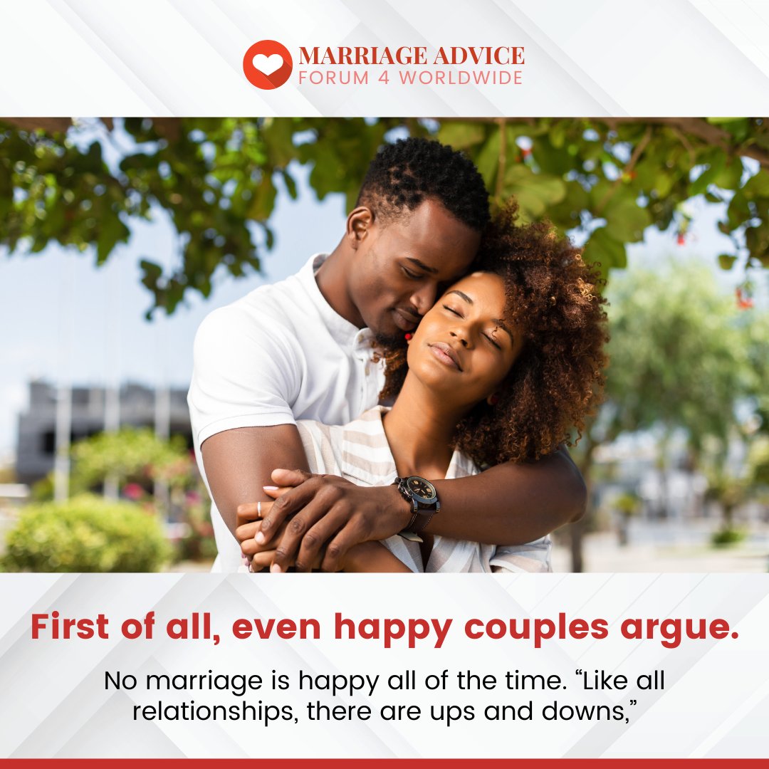 ForumMarriage's tweet photo. Some of the happiest couples “have weathered hard times.” So if you and your spouse sometimes argue, or are going through a rough patch, this does not necessarily mean you are in an unhappy marriage. In fact, it probably means you’re normal.
#marriagetip #marriedlife https://t.co/bzrwAux87Q