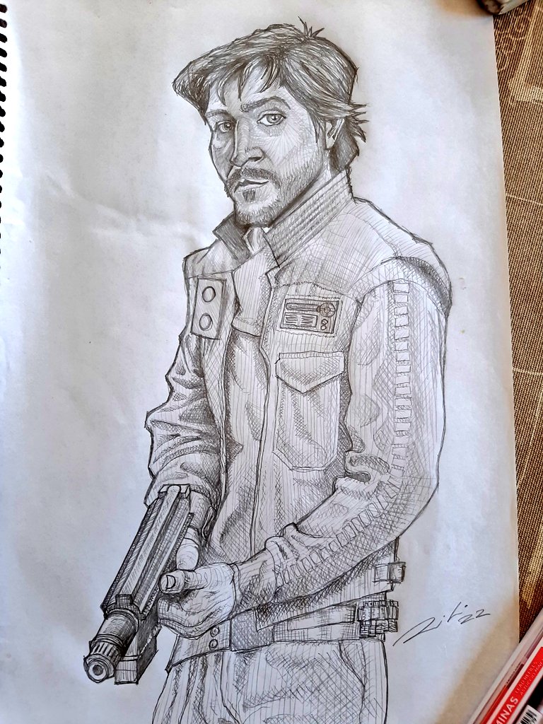 rikitopota's tweet image. Cassian Andor #dibuix #sketch #llapis #pencil #starwars #rogueone #andor #cassianandor