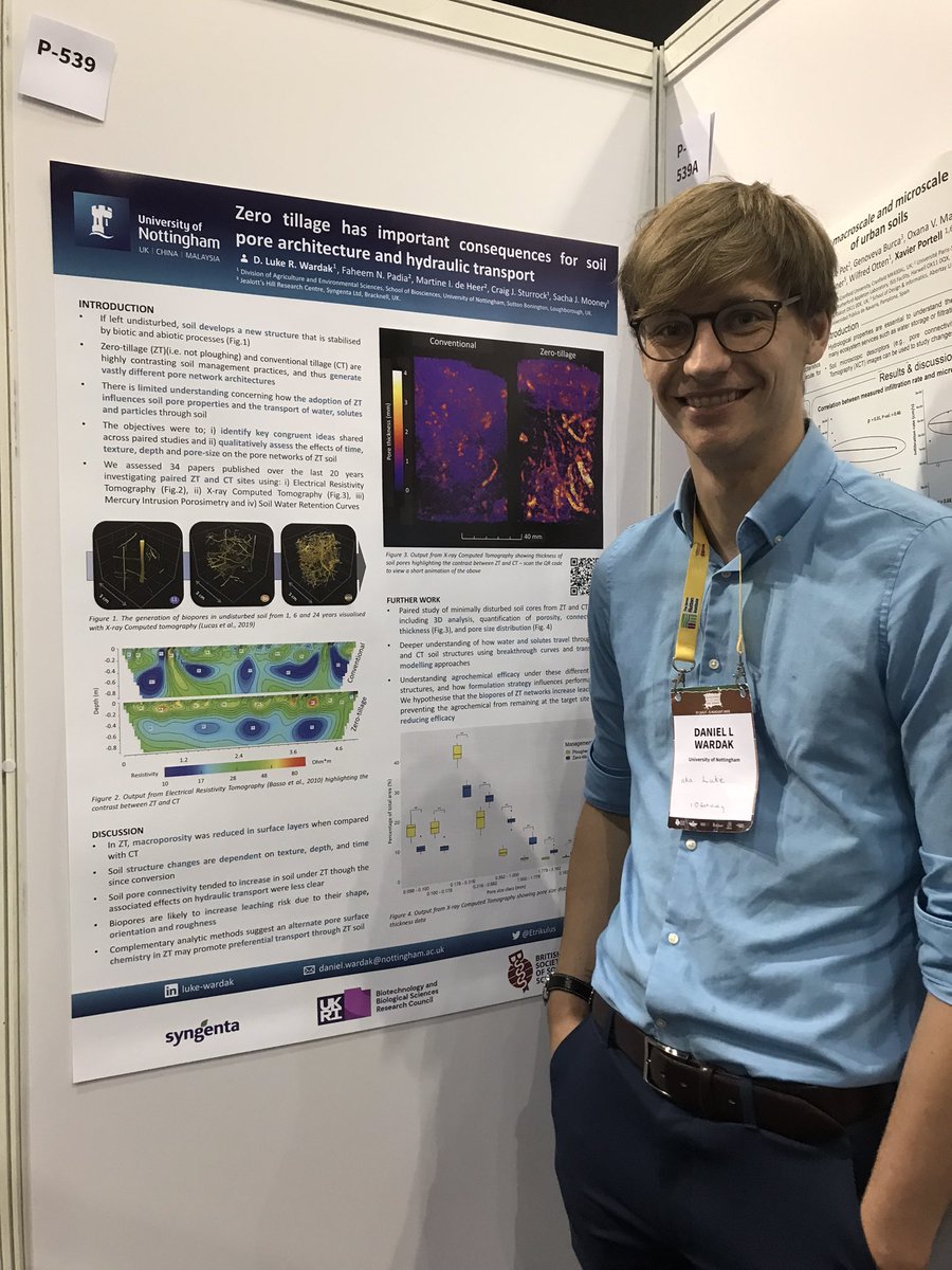 sachajonmooney's tweet photo. @UoNHounsfield researchers presenting their work @WorldSoils2022 @BBSRC @Syngenta @Etrikulus @BethROSullivan https://t.co/t39ZVattNn