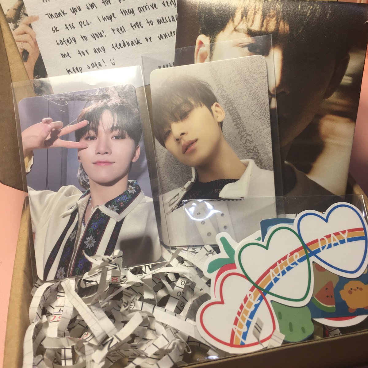 chweseungcart's tweet photo. Boogyu bbs have arrived home safely! β¨
Thank you so much for the smooth transaction (and for the pretty packaging), @hamchizone!!
#CSCHappyMail https://t.co/W8KJSaHDm2