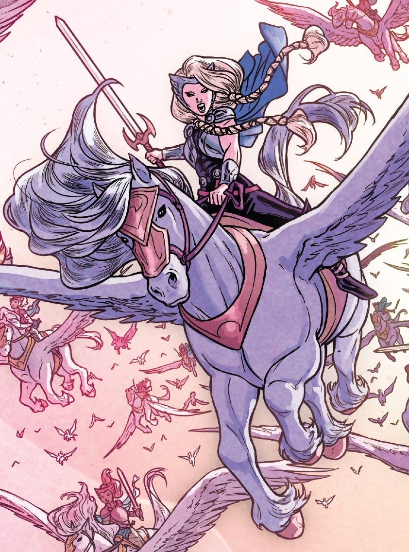 "Dʀᴀɢᴏɴғᴀɴɢ sᴛʀɪᴋᴇs sᴡɪғᴛʟʏ ᴀɴᴅ ᴅᴇᴇᴘ. Yᴏᴜ ᴍɪɢʜᴛ ʙᴇ ᴡɪsᴇ ᴛᴏ sᴜʀʀᴇɴᴅᴇʀ"

- Brunnhilde the Valkyrie
- Guides the worthy to Valhalla
- Looking for interactions, mains
- Another passenger on the #CʀᴀᴢʏTʀᴀɪɴ
- RT?