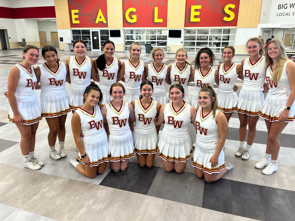 BigWalnutCheer's tweet image. We are OBSESSED with our new @rebelathleticcheer uniforms for home games this season. Old school look at a brand new facility😍