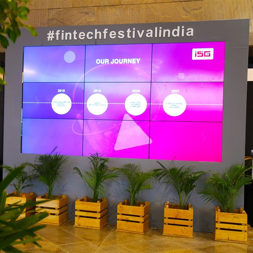 ShivamVideoLed's tweet photo. Presenting 3*3 LFD Walls - Flawless uniformity and vivid viewing experience with Ultra Narrow Bezel Video Wall Displays @fintechfestivalindia 
.
Hire for your next event @shivamvideo 

Also Checkout our Website and Blog-
https://t.co/i8xSEQ78mh
https://t.co/dyRo9vzvEy https://t.co/8W0Uzb6Nqf