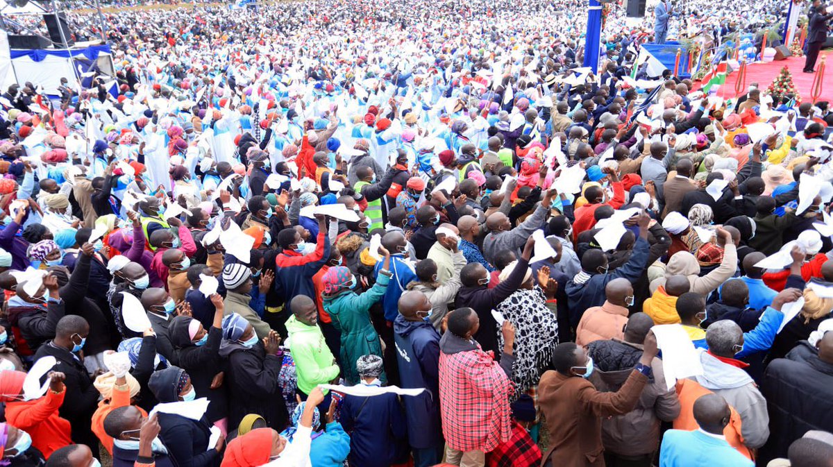SakajaJohnson's tweet photo. We have more that unites us than what divides us. Let’s remember this as we go to the polls. A call for unity, peace and togetherness during the National Repentance, Peace and Reconciliation Crusade today at Jamhuri Sports Grounds. https://t.co/PGa4i4rlTr