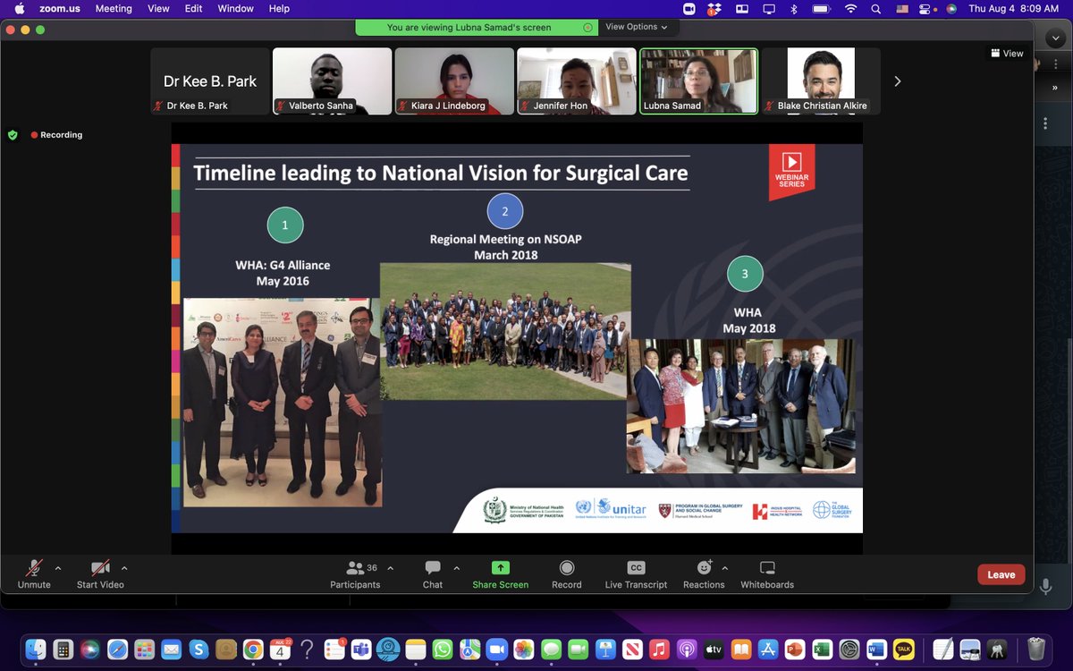 keepark's tweet image. Nationwide #surgicalsystem strengthening begins with political commitment and strategic planning. Excellent talk @HarvardPGSSC today by Dr. Lubna Samad @IHHN_PK on the #Pakistan experience. #GlobalSurgery #UHC 
@UNITAR @surgfoundation @theG4Alliance @WHOEMRO @GawandeUSAID