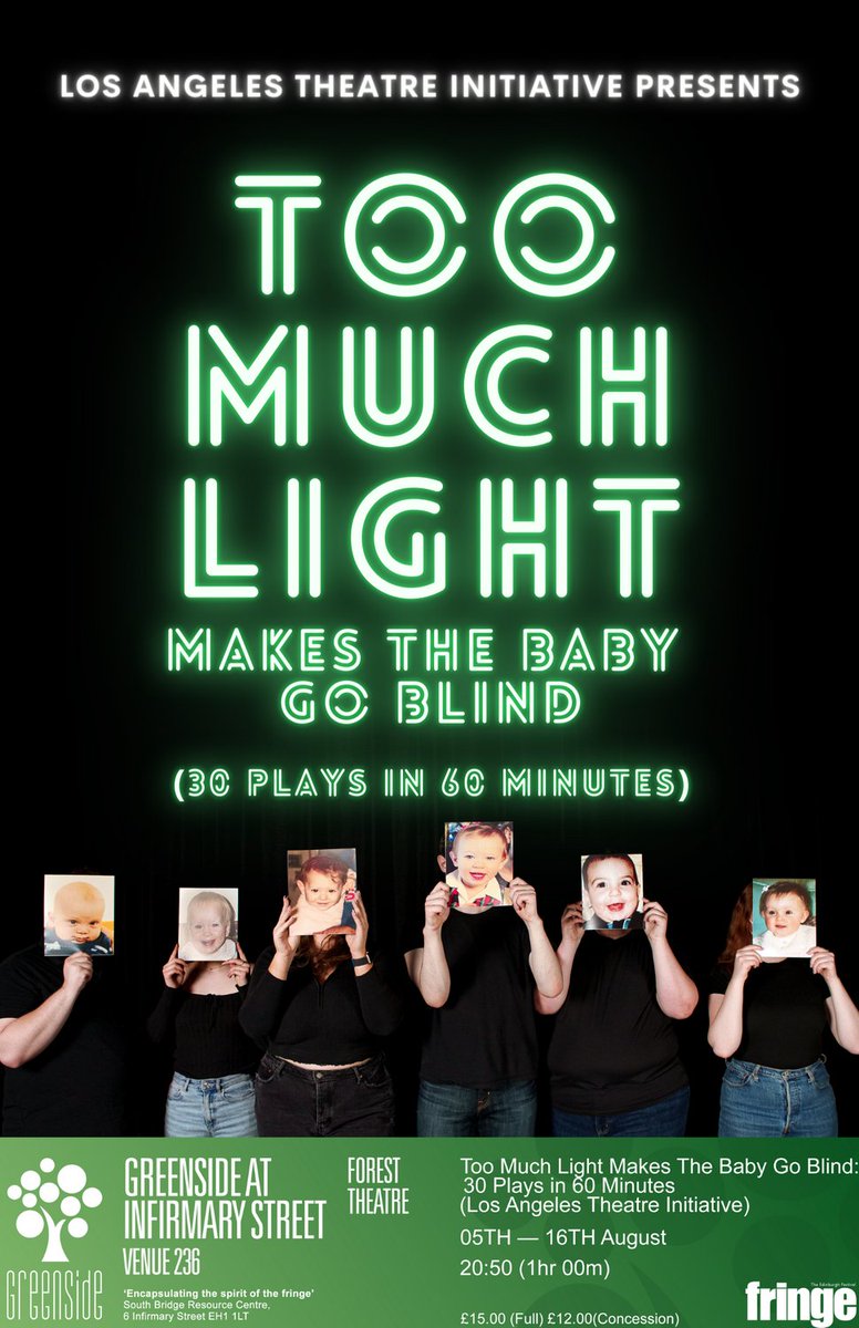 LATheatreI's tweet photo. Ok, but how much light does it realllyyy take? ๐
#TooMuchLight #EdFringe2022 #ForestTheatre https://t.co/vnMRmTbTjO