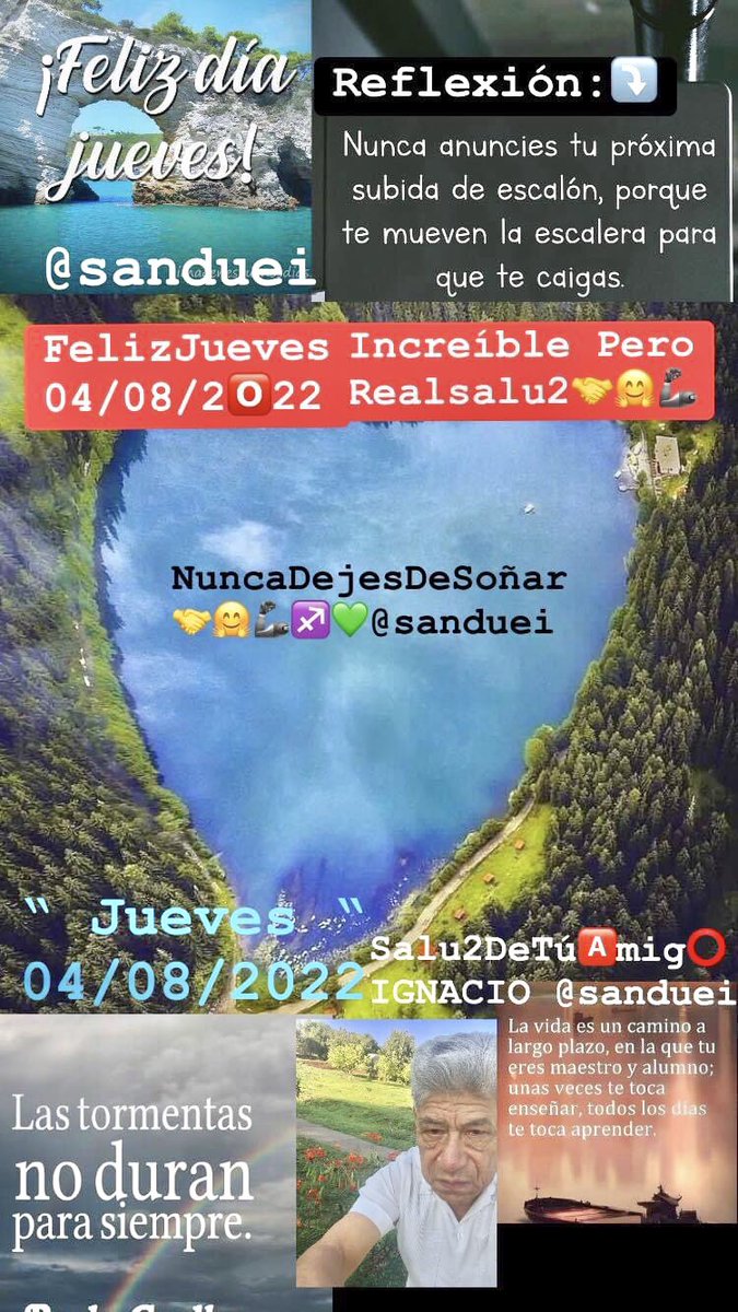 SANDUEI's tweet photo. 🌺🌹💐¡¡H🅾️L🅰️‼️💐🌹🌺
#BuenosDíasATodos de ❤️
¡ Muchas Felicidades !
#FelizJueves
🅾️4️⃣/🅾️8️⃣/2️⃣🅾️2️⃣2️⃣
▶️REFLE❌I🔴N: #Nunca #Anuncies Tú #Próxima Subida De #Escalón• ¿ Porque❓Te #Mueven La #Escalera Para Que Te #Caigas. #DisfrutaTúDía ¡Vamos!🕺Y💃🏻AL💯% #ISD2022 🤗🤝💪👉🏿💚. https://t.co/Zypseu9Bwy