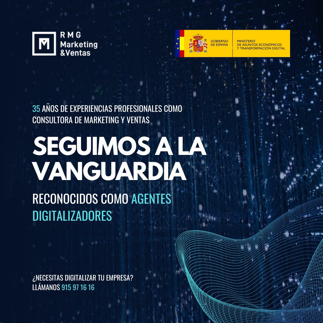 Rafaelmunizg's tweet photo. Desde hoy mi empresa RMG es oficialmente #AgenteDigital dentro del Programa #acelerapymes orientado a proporcionar ayuda y recursos para promover la #DigitalTransformation a las #pymes. https://t.co/CeA6X4GHD0