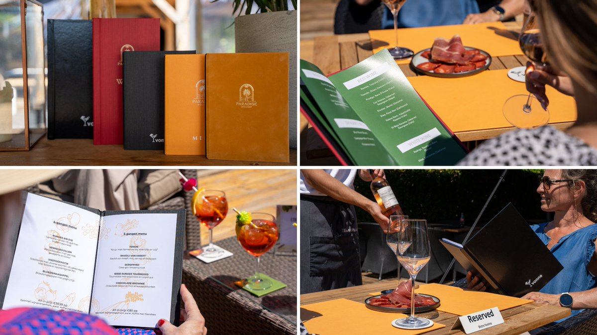 Can I have the menu please? 🥂🍲🥤🌮

Tip! 💡
To obtain a perfectly open menu, the combination with Lay-Flat V-Paper is the ideal solution.

Visit our Hospitality webpage for more information and inspiration!
peleman.com/segments/hospi…

#Peleman #MakeitTangible #Hospitality #Horeca
