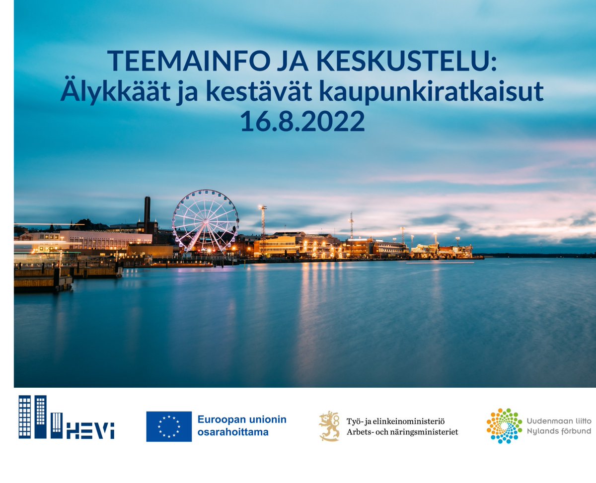 Tervetuloa 16.8. klo 9-11 Vantaan yrityskeskus Leijaan tutustumaan syksyn #eakr HEVi-rahoitushakuun ja verkostoitumaan pks-kumppaneiden kanssa! ☕️🍵 Ilmoittautumiset 10.8. mennessä:
link.webropolsurveys.com/Participation/…