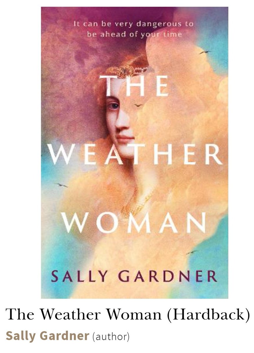 CaroFinchWriter's tweet photo. Loved #TheWeatherWoman by @TheSallyGardner 
Superbly written &amp; wonderfully atmospheric historical fiction with brilliantly drawn characters. Neva is a triumph! What a magical read – out this November. 
Thank you @HoZ_Books &amp; @rdecourcy. https://t.co/0eqVDowPcE