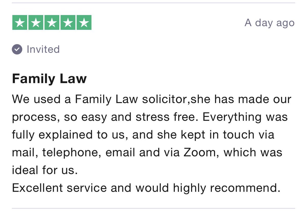 AM_Chawla's tweet photo. Always brings a smile to read a review like this one and know you’ve been able to reduce the stress of a matter for a client! A really good outcome on this non-molestation order case, and most importantly, one that is best for the children #familylaw #irwinmitchell https://t.co/hTka0cGvy6