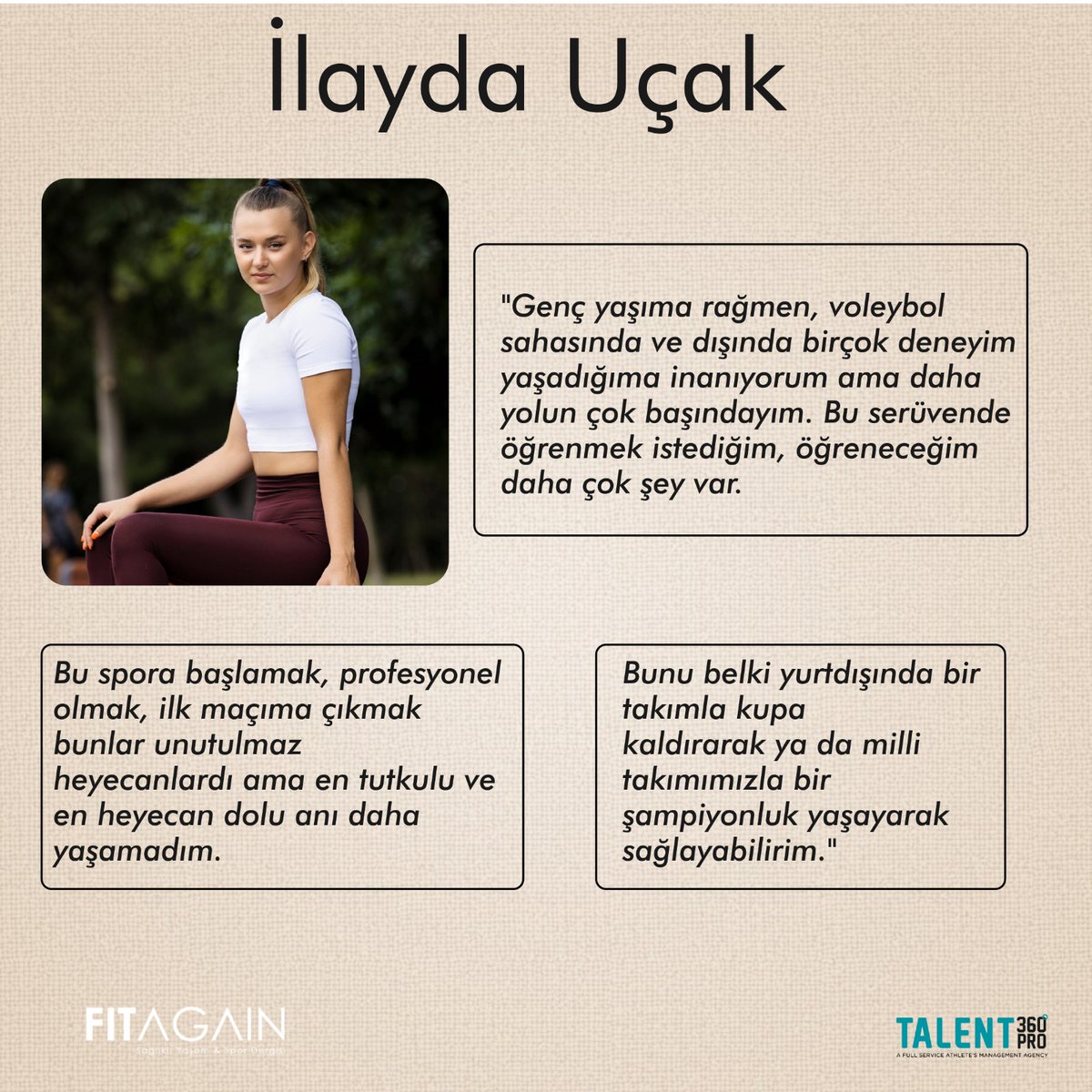 talent360pro's tweet photo. İlayda Uçak'ın @DergisiFitagain Dergisi'ne açıklamalarından...#ilaydauçak #fitagain https://t.co/t9k0vavO0N