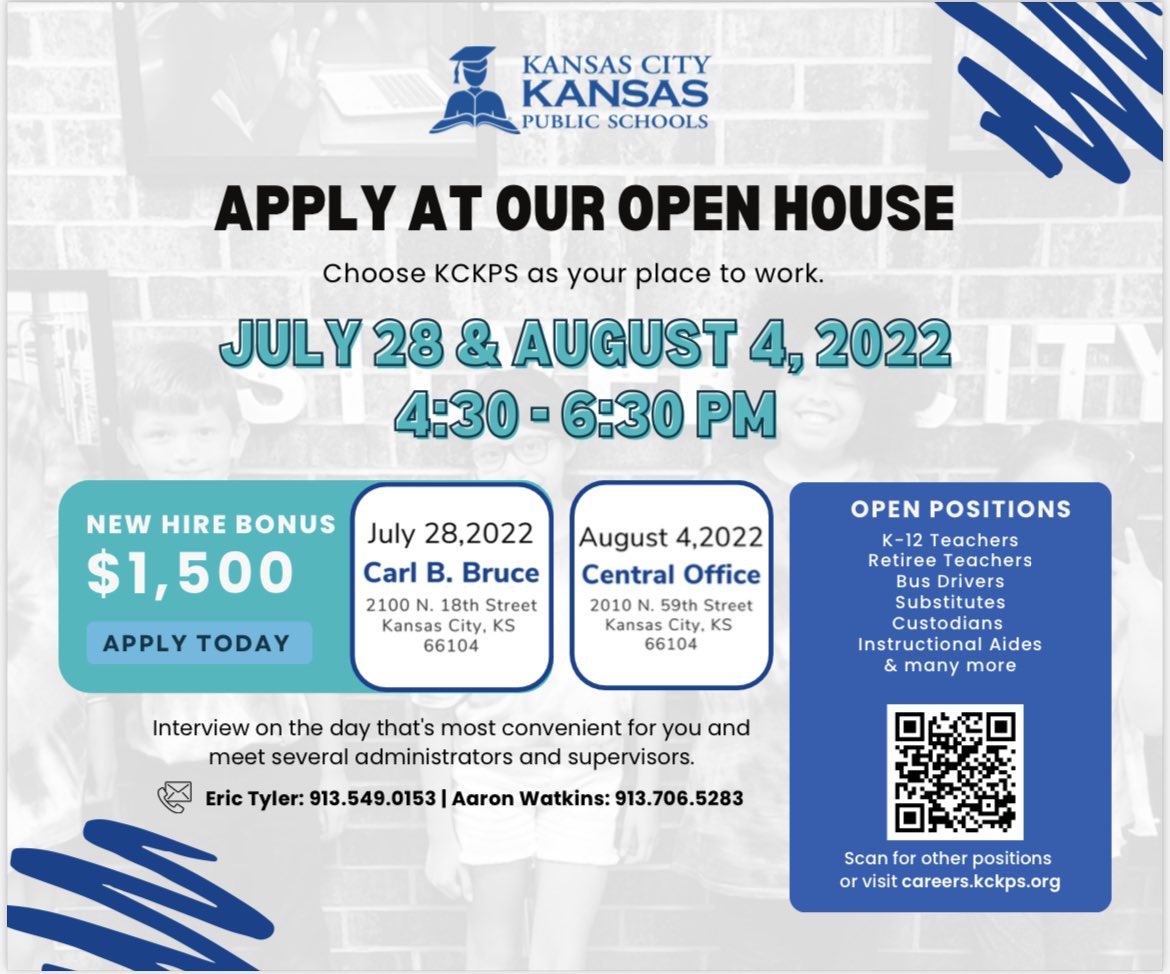 kckps_esl's tweet photo. We are looking for a elementary and secondary ESOL teachers. We also have an opening for an Instructional Coach. @ms_jrodriguez @papagil49 @BrittanyMcW #kckps #kckpsredefined #MLL #KsELs https://t.co/qqhfT3zQ3O