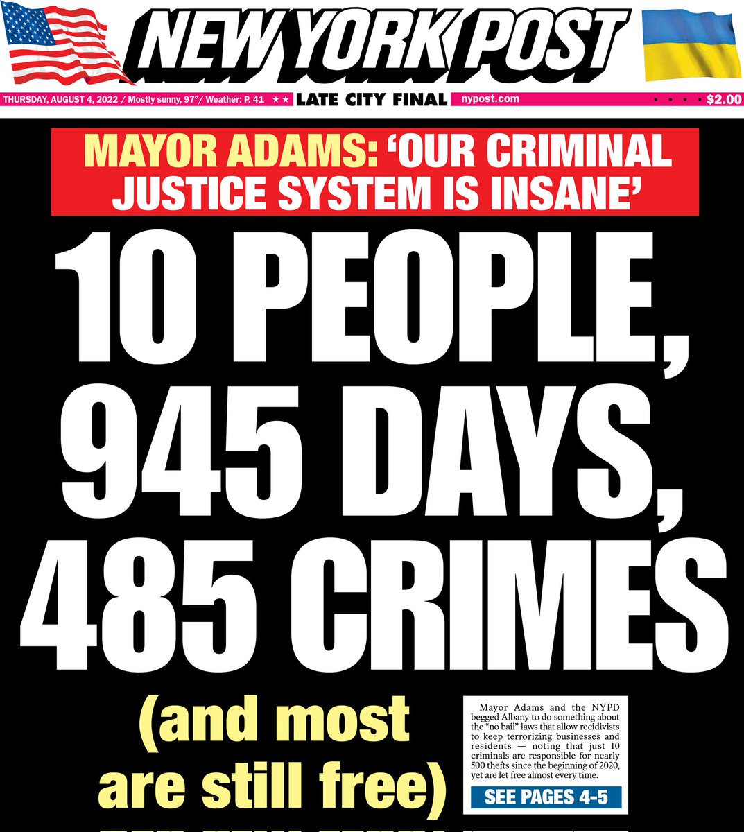 michaelhenryny's tweet photo. My opponent doesn't think pro-criminal "bail reform" needs to be repealed or even changed. 

This law has given career criminals a green light to commit crimes over &amp; over &amp; over again.

We are going to #SaveOurState and restore public safety to every community come November. https://t.co/FNMLSR2kkn