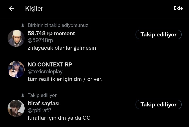 gençler gruba bakın