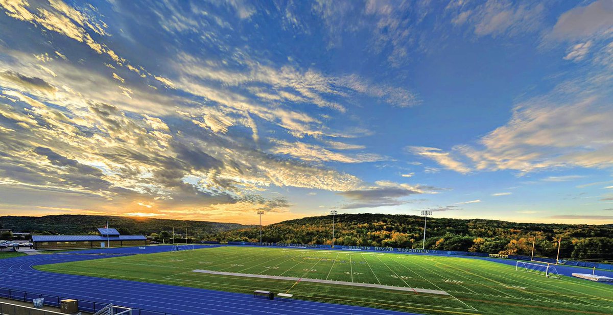 One of the best backdrops in college football and we get to call it home! #TopOfTheMountain
