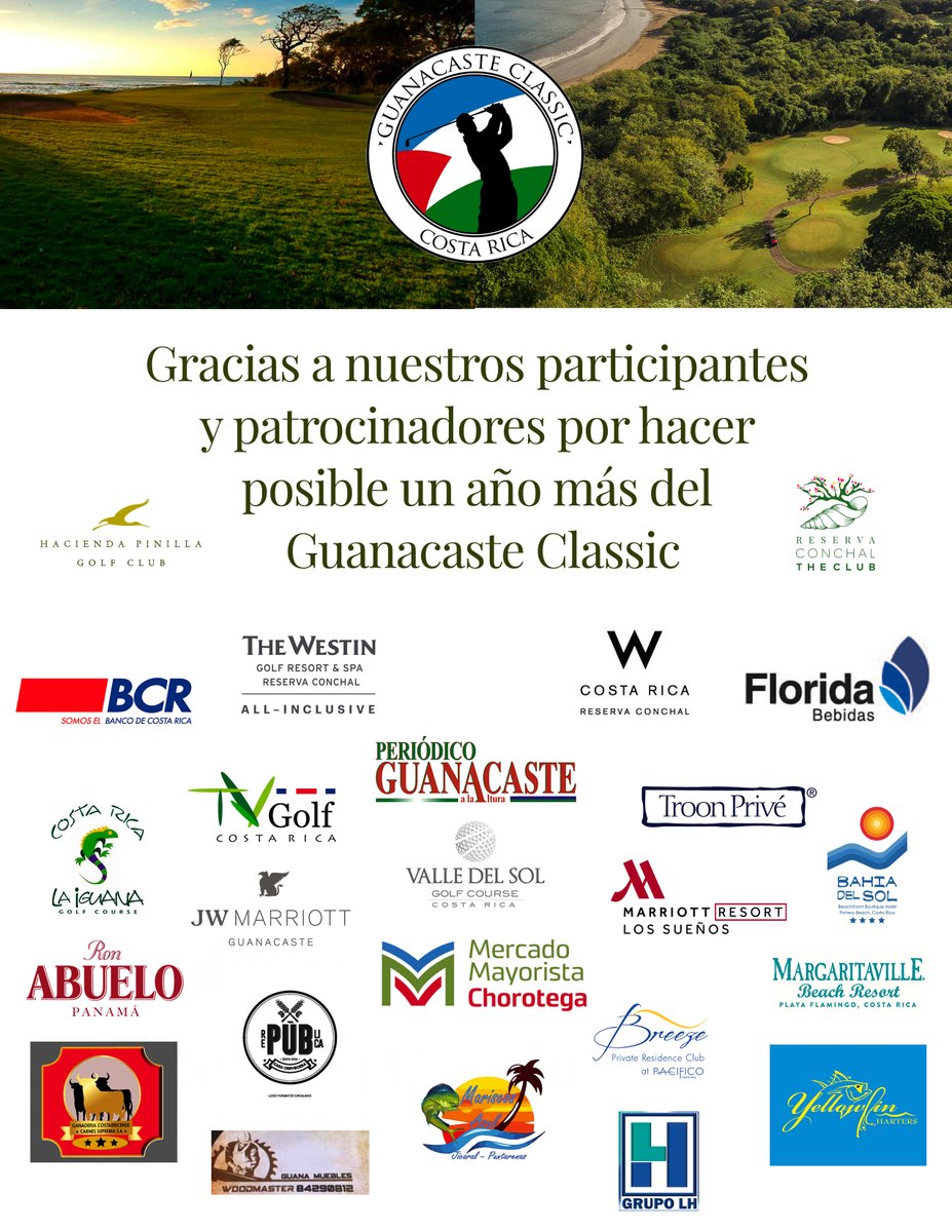 thehowlermag's tweet photo. The Guanacaste Classic Costa Rica 2022 held at The Club Reserva Conchal  and Hacienda Pinilla Golf Club was a big success.

Thank you participants and the sponsors for making this years Guanacaste classic a success

#howlermag #troongolf #reservaconchal #golf #mk #golflife #gti https://t.co/x9aefmckiy