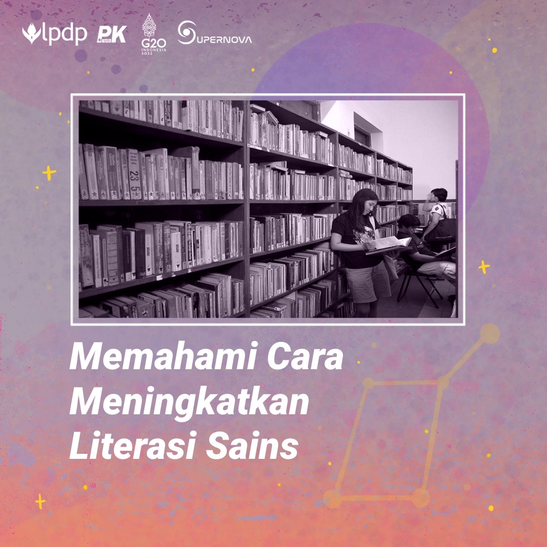 fajriiee's tweet photo. Sebelumnya SuperStar sudah belajar tentang pentingnya literasi sains. Sekarang, pasti SuperStar bertanya-tanya “Bagaimana cara meningkatkan literasi sains?”
Yuk simak jawaban lengkapnya di postingan ini!

@LPDP_RI @PK191_LPDP 

#LPDP
#DiriUntukNegeri #SDMUnggulIndonesiaMaju https://t.co/E99HrFqOMe