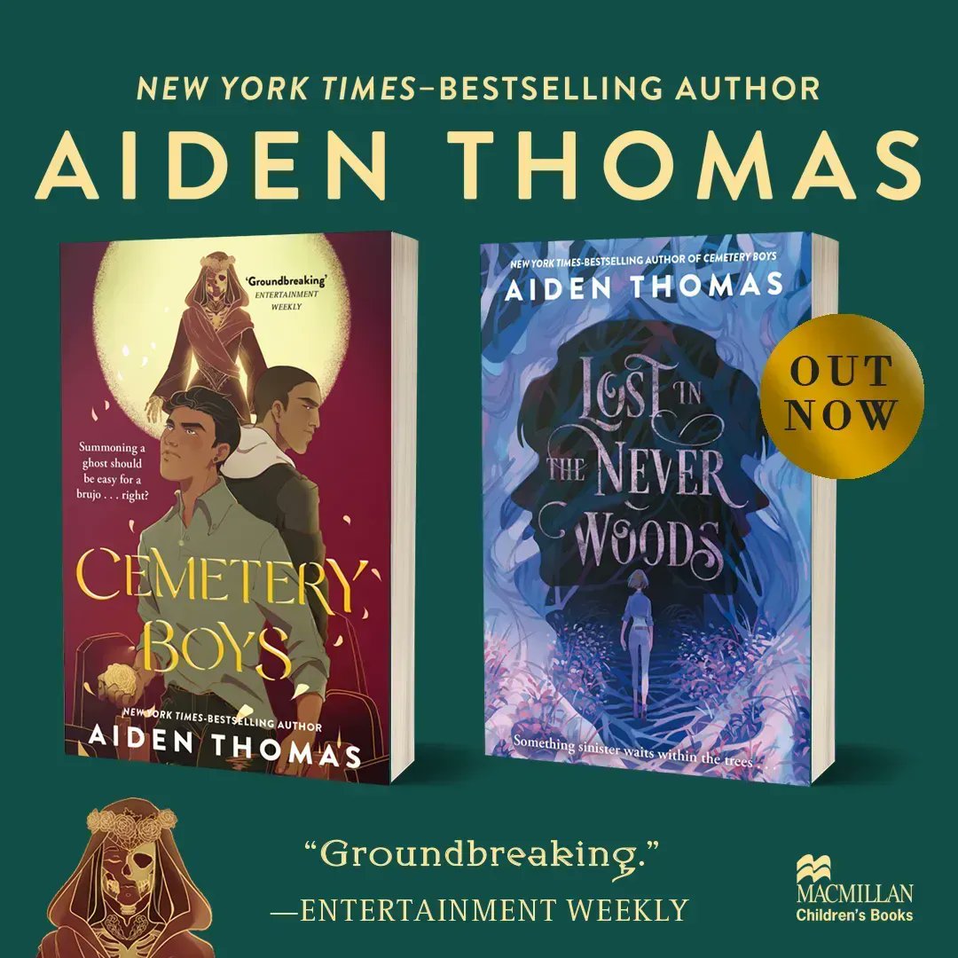 Happy publication day to <a href="/aidenschmaiden/">Aiden Thomas 🇵🇸</a> - Cemetery Boys and Lost in the Never Woods are out in paperback in the U.K. today! Discover the groundbreaking YA paranormal romance and an atmospheric, supernatural mystery...  

Find out more: buff.ly/3vDq7SS