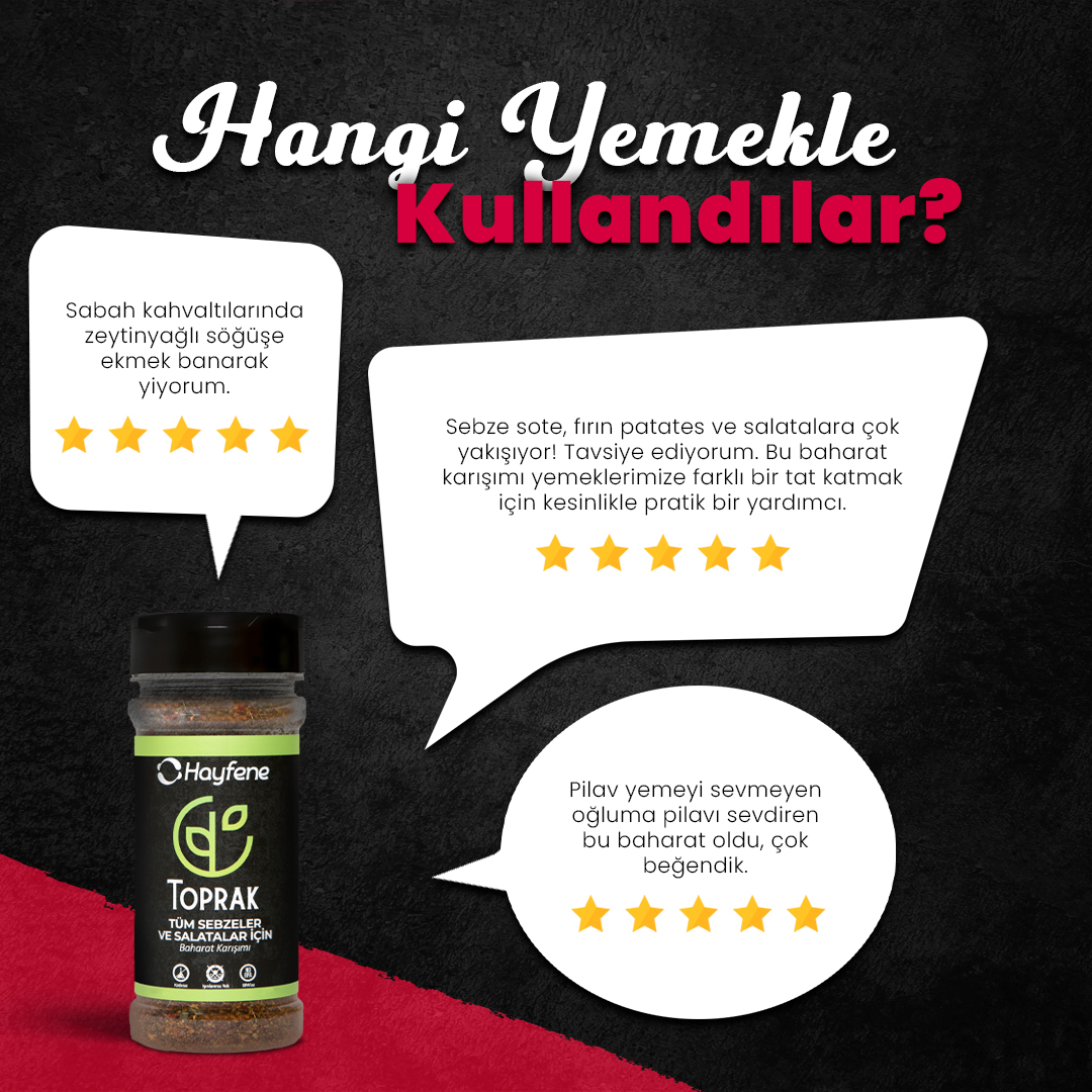 "Karışım baharatları hangi yemeklerle kullanabilirim?🤔" sorusu bize en çok gelen sorulardan. Bizim önerilerimiz dışında müşterilerimiz karışım baharatları hangi yemeklerle kullanıyor gel birlikte bir bakalım!🤤