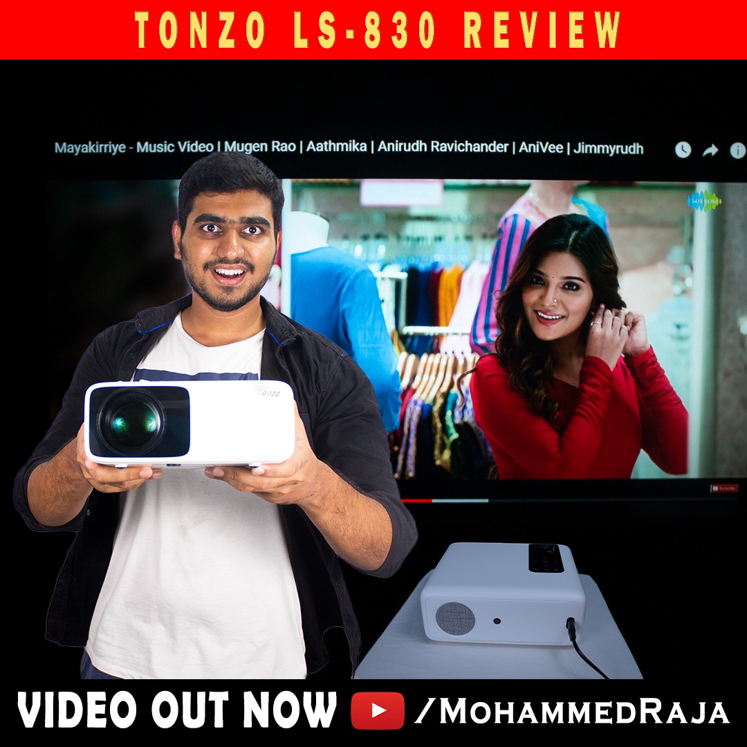 iamohammedraja's tweet image. YouTube link - youtu.be/LzPOp7wNBiA

TONZO LS-830 Latest Budget Cinema Projector On Market | Review In Tamil
#TonzoProjector #LS830Projector #TonzoLS830ProjectorReview #CinemaProjectorsUnder15k #ProjectorReviewTamil #ReviewTamil  #BudgetCinemaProjectorOnMarket #MohammedRaja