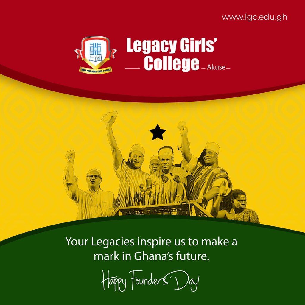 FocusDigitalGh's tweet image. Holiday (Founders Day) Creatives for our clients.
L’aîné Services Limited , Legacy Girls' College , AMASHA, HR Focus , Human Resource Service Providers Association of Ghana , L'aine Foundation

#ghana #holiday #foundersday #poster #design
#artwork #bigsix