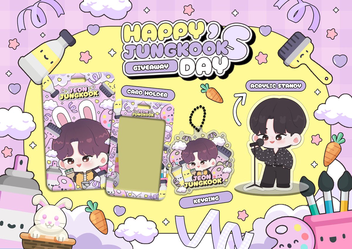 𝐏𝐥𝐬 𝐫𝐭 

- 𝐇𝐚𝐩𝐩𝐲 𝐉𝐮𝐧𝐠𝐤𝐨𝐨𝐤’𝐬 𝐃𝐚𝐲 -

• 19 set only 
      1 set/person 
   
🐰 𝖿𝗈𝗋𝗆 26 August 
⏱ 𝗍𝗂𝗆𝖾  19.30

Shipping 45 ฿
— More in mention —

#HAPPYJKDAY
#HAPPYJUNGKOOKDAY #Happybirthdayjungkook 
#ตลาดนัดบังทัน