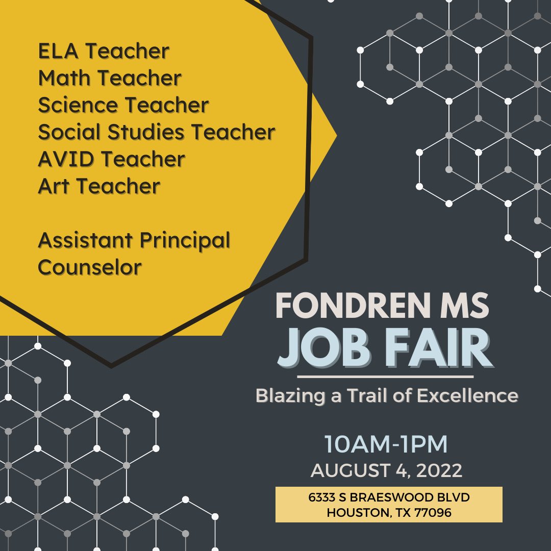 Hey y’all! Know anyone still looking for something for the upcoming year, tell them come see me today from 10-1 at 6333 S Braeswood from 10-1. On the spot hiring for qualified candidates ‼️