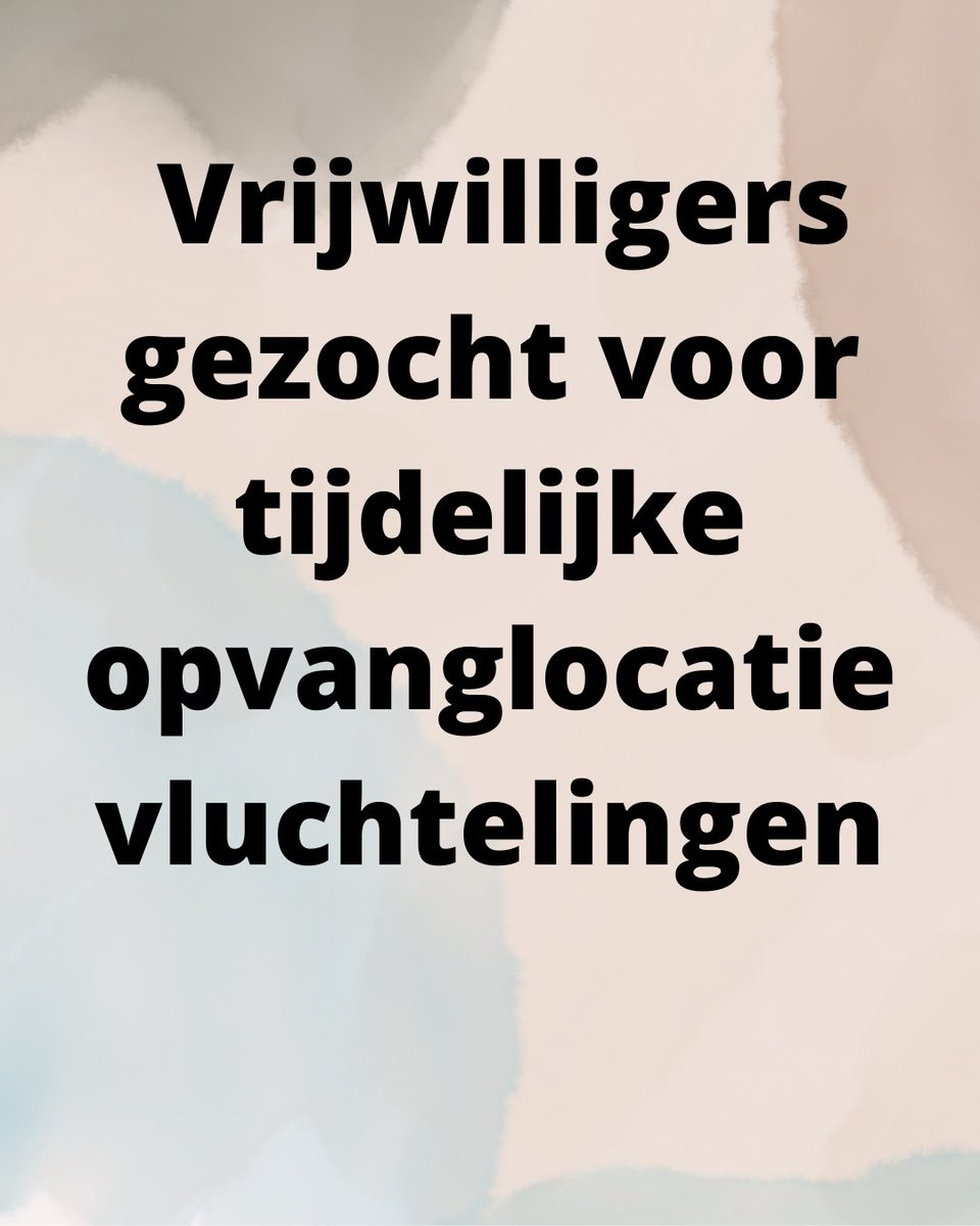 IvonneJanka's tweet photo. Oegstgeest zoekt vrijwilligers voor opvanglocatie vluchtelingen.

Te lezen op de website van de gemeente:
Wij kunnen heel goed wat hulp gebruiken.
Wilt u helpen? Laat het ons weten!
https://t.co/1I2Kk9yt8L https://t.co/sP4EkAOz3A