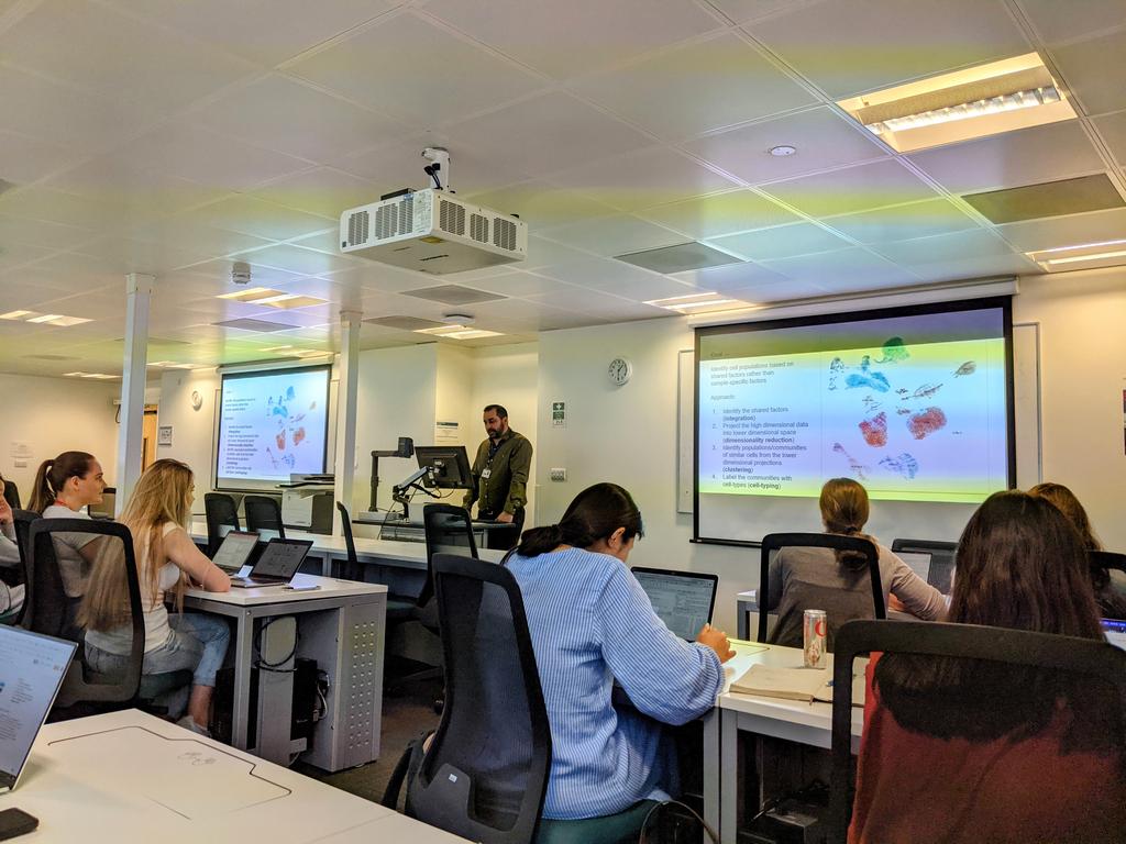 Sarah Marzi (@sj_marzi) on Twitter photo Back to school today to learn about the super neat single cell processing pipeline scFlow from <a href="/drcombiz/">Dr. Combiz</a> <a href="/FancyNurun/">Nurun Fancy</a> and <a href="/EugenePDuff/">Eugene Duff</a> 🤓😍
Check out the preprint here: biorxiv.org/content/10.110…
R package: github.com/combiz/scFlow
nf-core pipeline: nf-co.re/scflow Back to school today to learn about the super neat single cell processing pipeline scFlow from <a href="/drcombiz/">Dr. Combiz</a> <a href="/FancyNurun/">Nurun Fancy</a> and <a href="/EugenePDuff/">Eugene Duff</a> 🤓😍
Check out the preprint here: biorxiv.org/content/10.110…
R package: github.com/combiz/scFlow
nf-core pipeline: nf-co.re/scflow