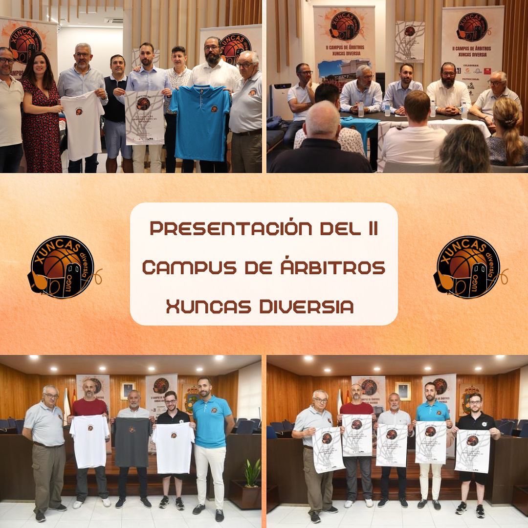 📢 ¡Punto y final a los actos de presentación oficial de esta II edición del Campus de Árbitros Xuncas Diversia!

📰 Gracias a la prensa por hacer eco de este evento y a los patrocinadores por su apoyo

🔥 It’s the final countdown… ¡ARRANCAMOS EN NADA! #telovasaperder